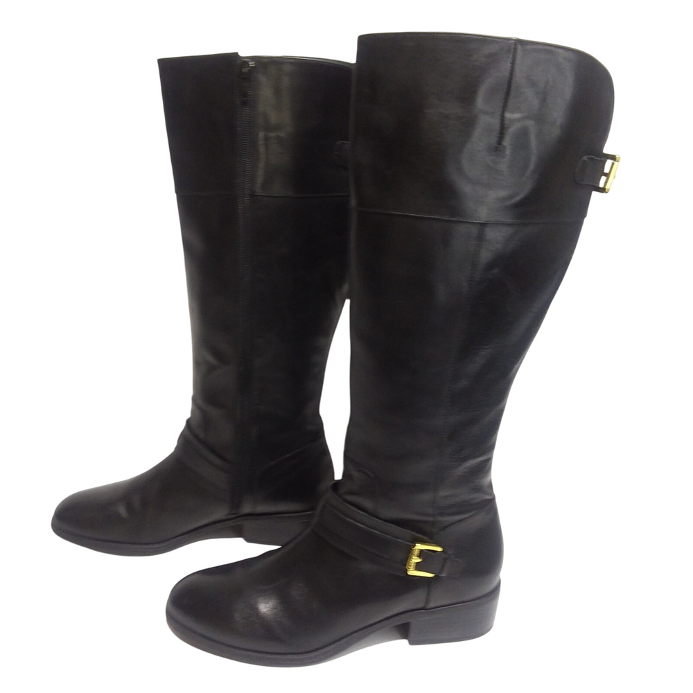 Lauren Ralph Lauren Black Over the Knee Boots